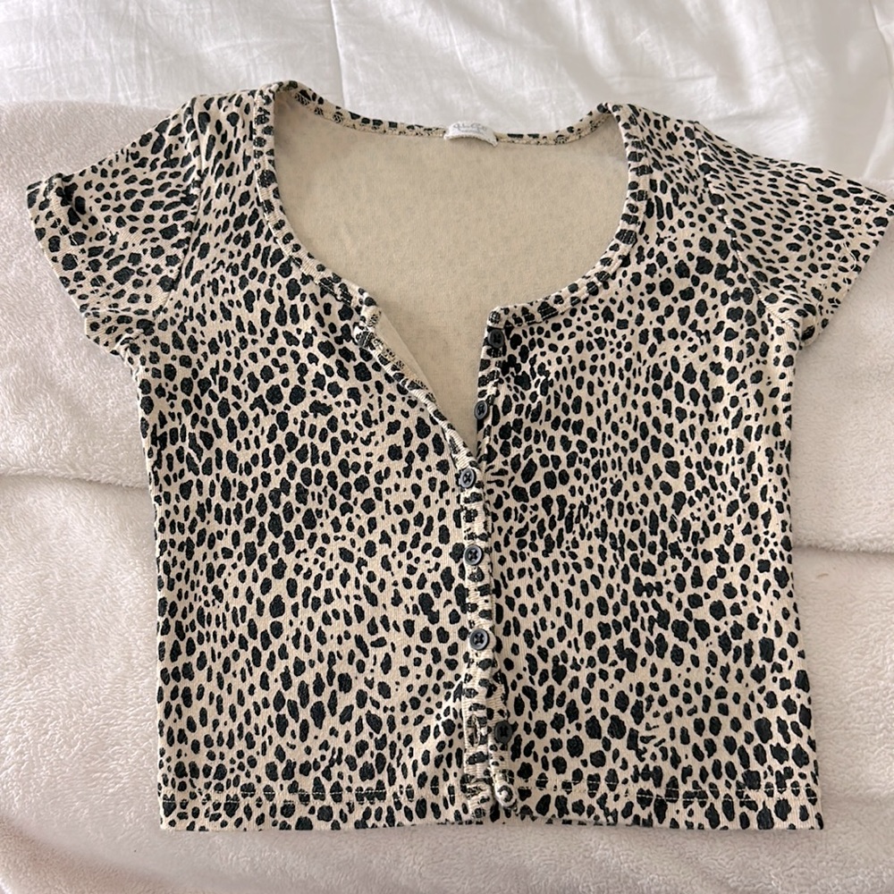 Brandy Melville Cheetah Top